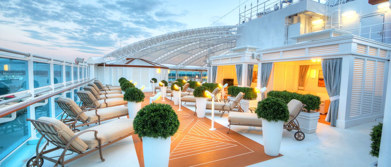 The sanctuary is an oasis that offers massage, relaxation and light refreshments under the sky