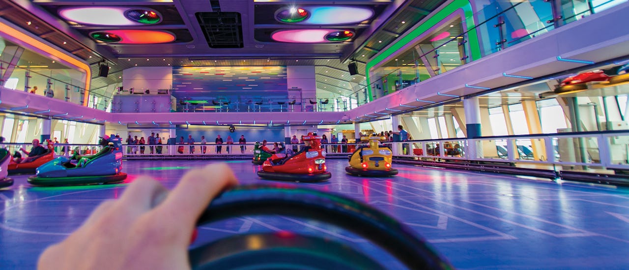Bumper cars in Seaplex