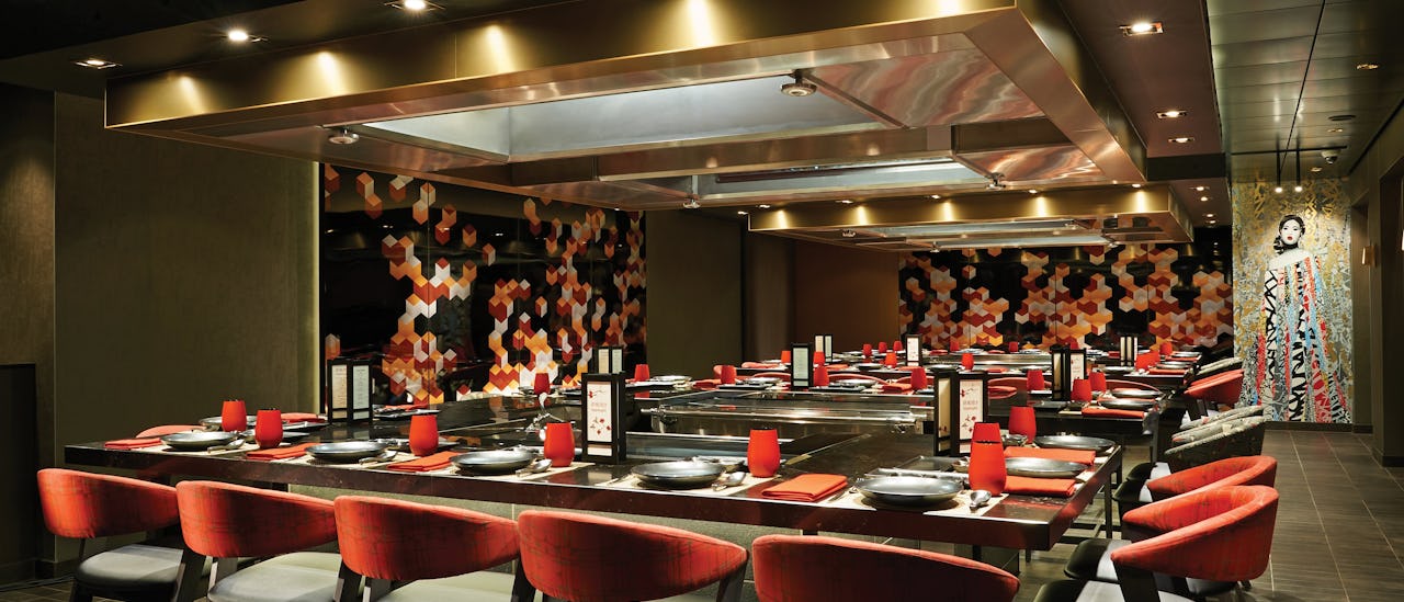 The speciality restaurant Teppanyaki
