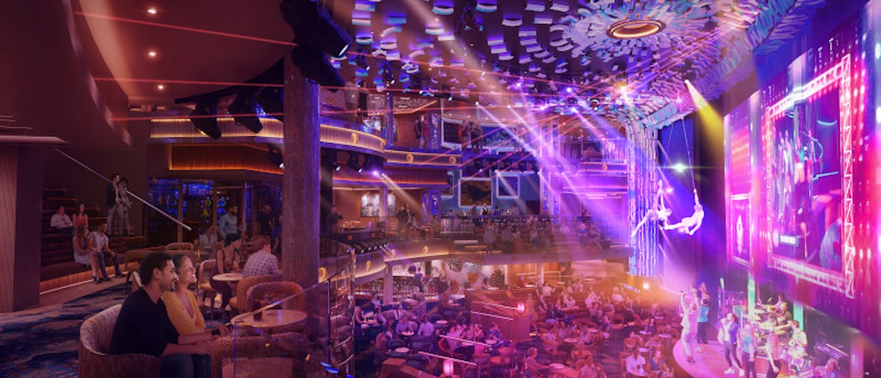 One of many stages onboard