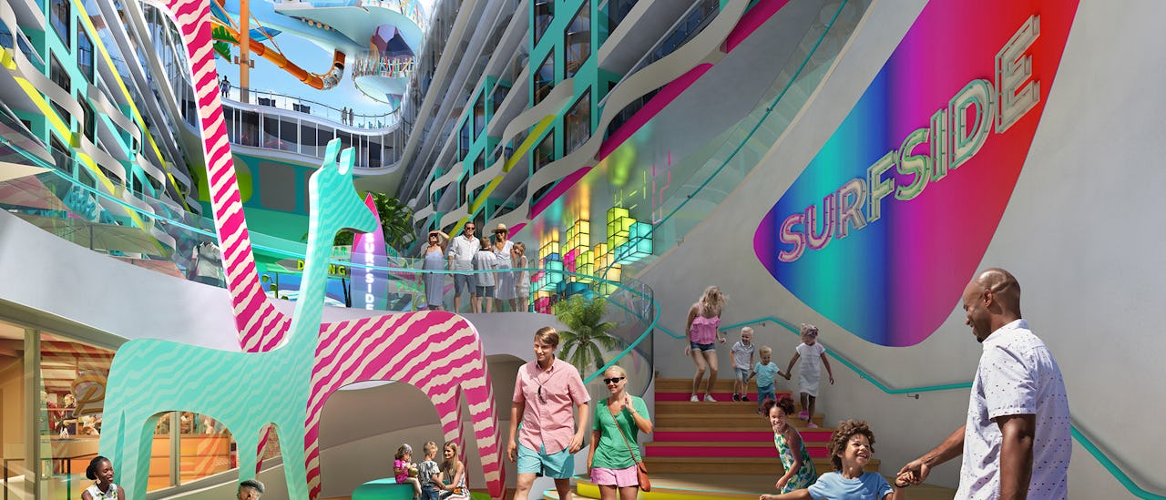 Surfside - a neighborhood for young families and is where adults and kids ages six and under can stay and play all day