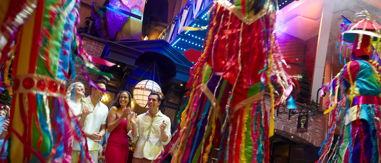 Family friendly parades on the Royal Promenade